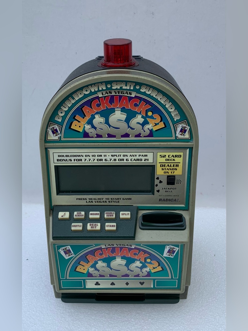 Radica Las Vegas Blackjack 21 Handheld Electronic Game, Ages 12 Years & Up